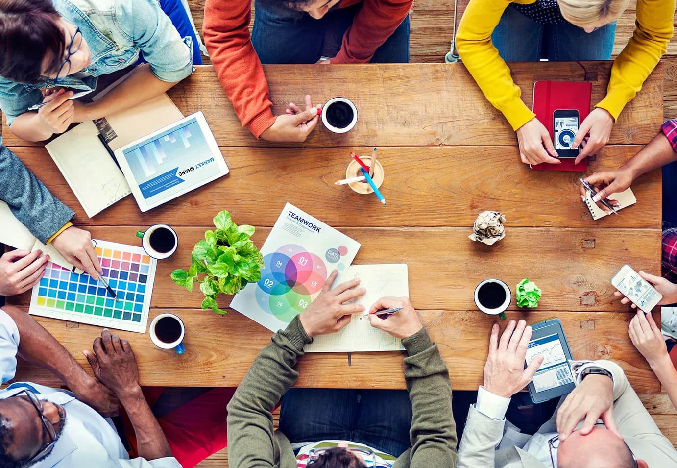 Team-Meeting bei Madex IT Solutions