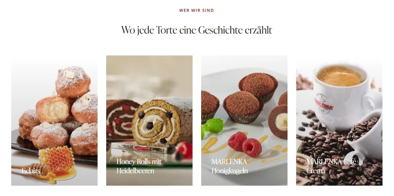 Website-Projekt Marlenka Swiss