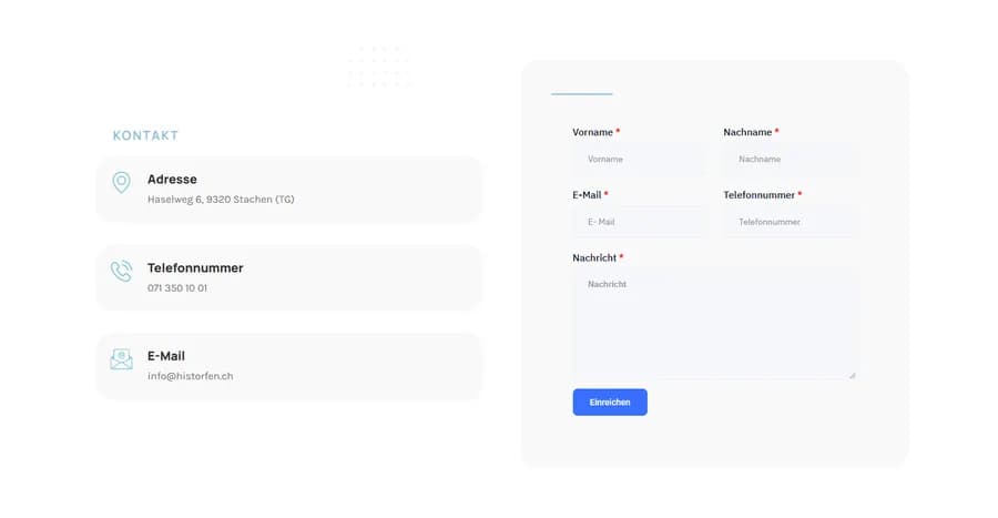 Screenshot des Projekts