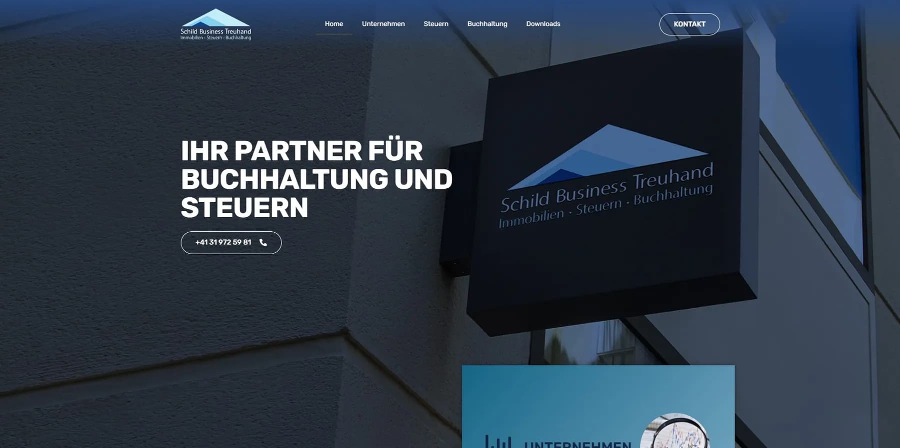 Schild Business Treuhand GmbH – Projektvorschau