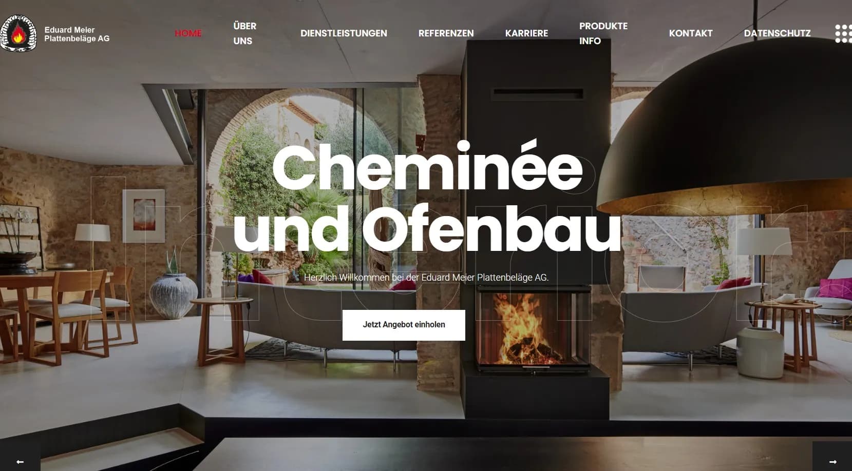 Website-Projekt Eduard Meier Plattenbeläge AG