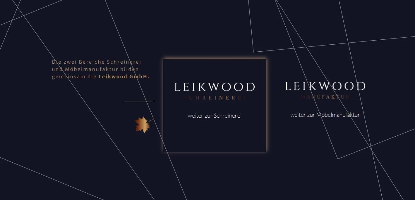 Website-Projekt Leikwood GmbH