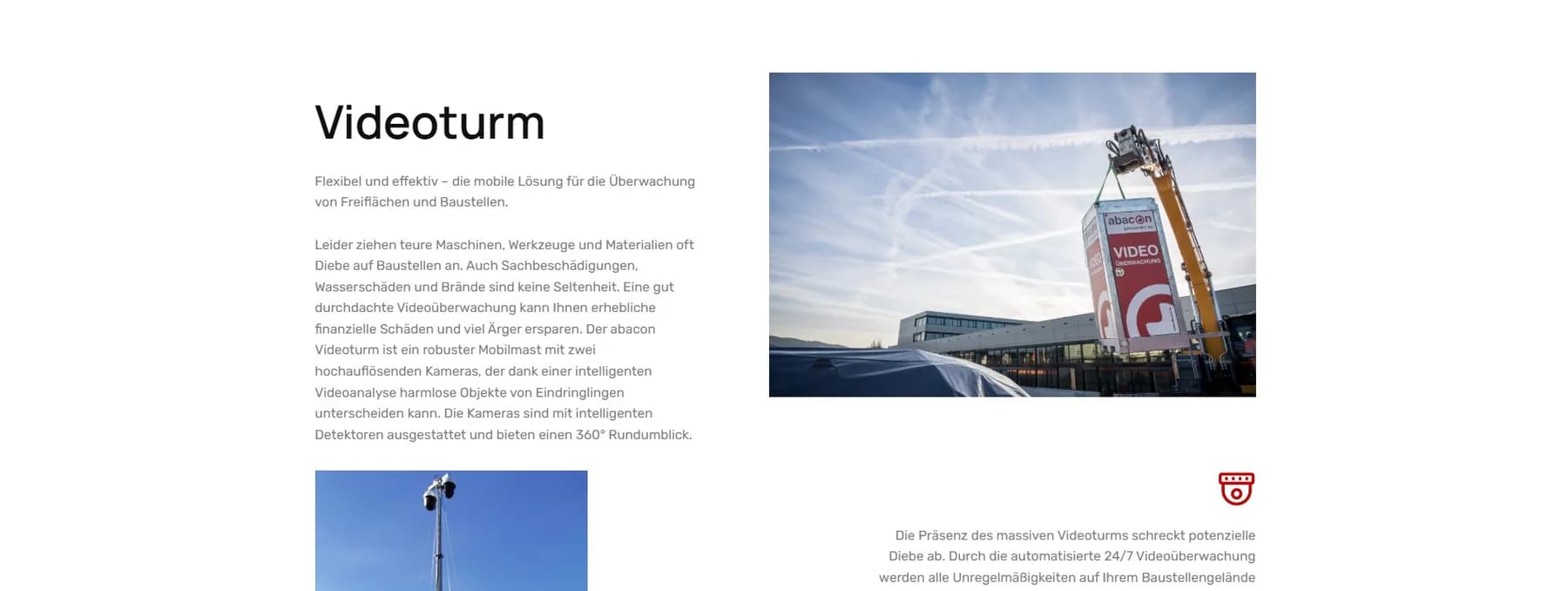 Screenshot des Projekts