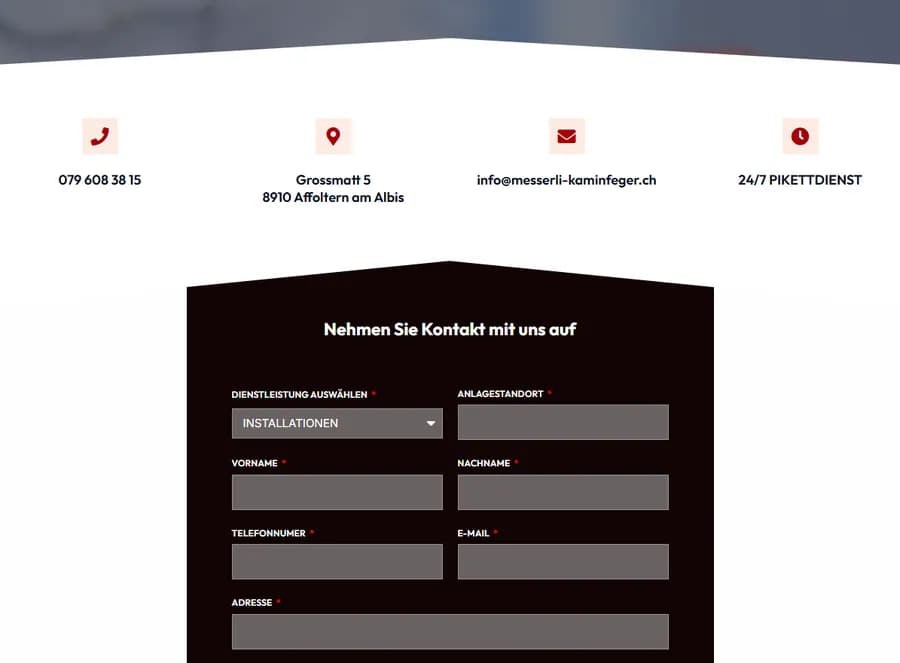 Screenshot des Projekts