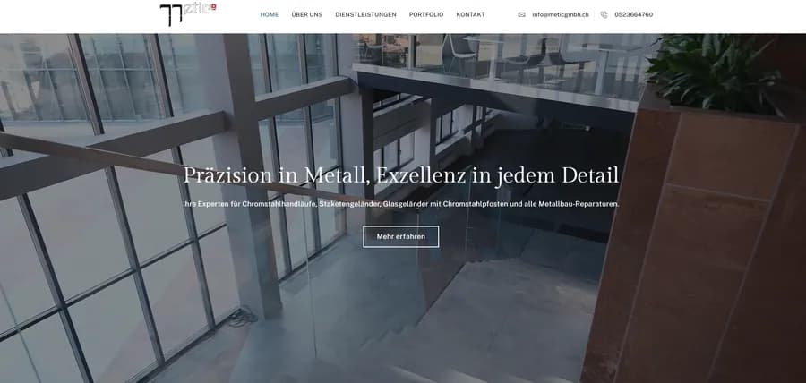 Metic GmbH – Projektvorschau