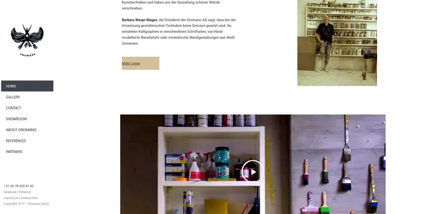 Screenshot des Projekts