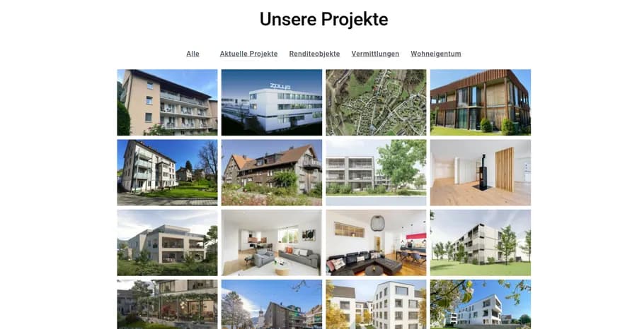 Screenshot des Projekts