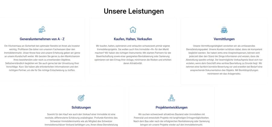 Screenshot des Projekts