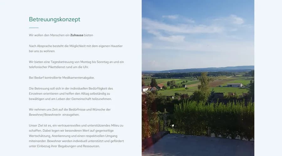 Screenshot des Projekts