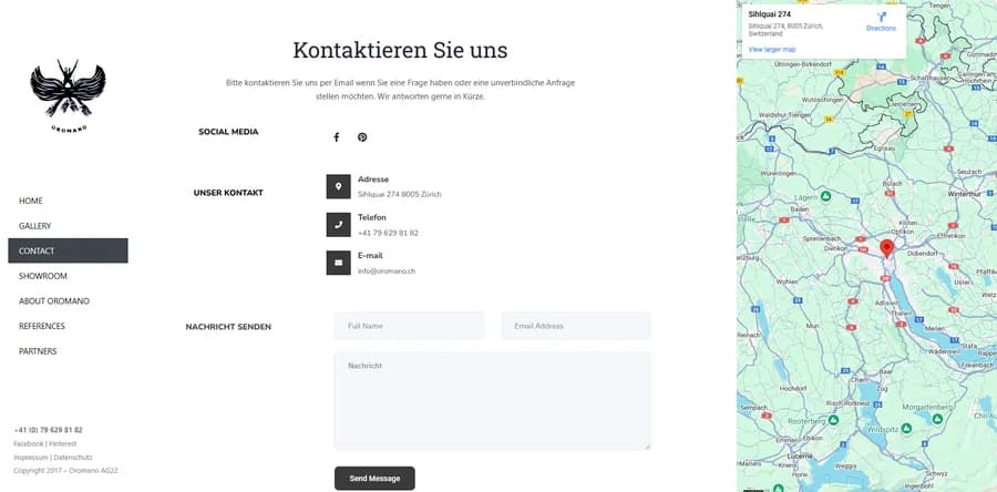 Screenshot des Projekts