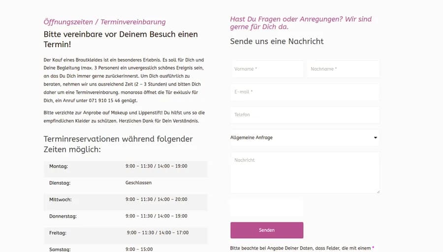 Screenshot des Projekts