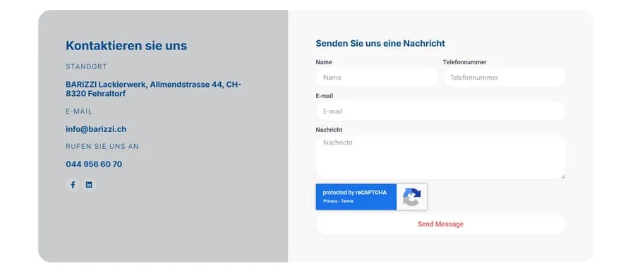 Screenshot des Projekts