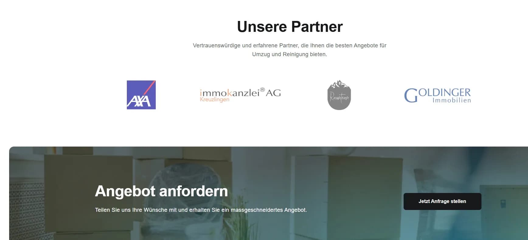 Screenshot des Projekts