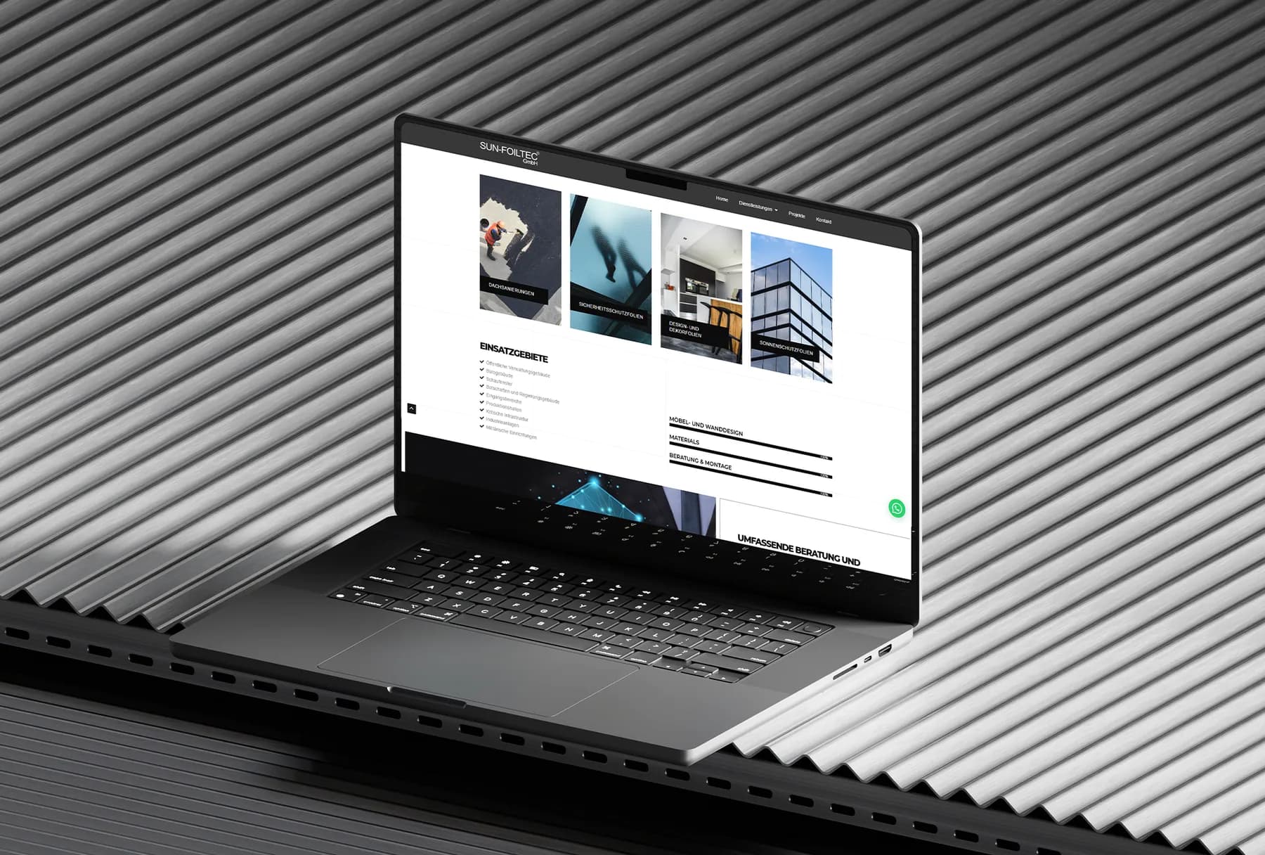 Website-Projekt Sun-Foiltec GmbH