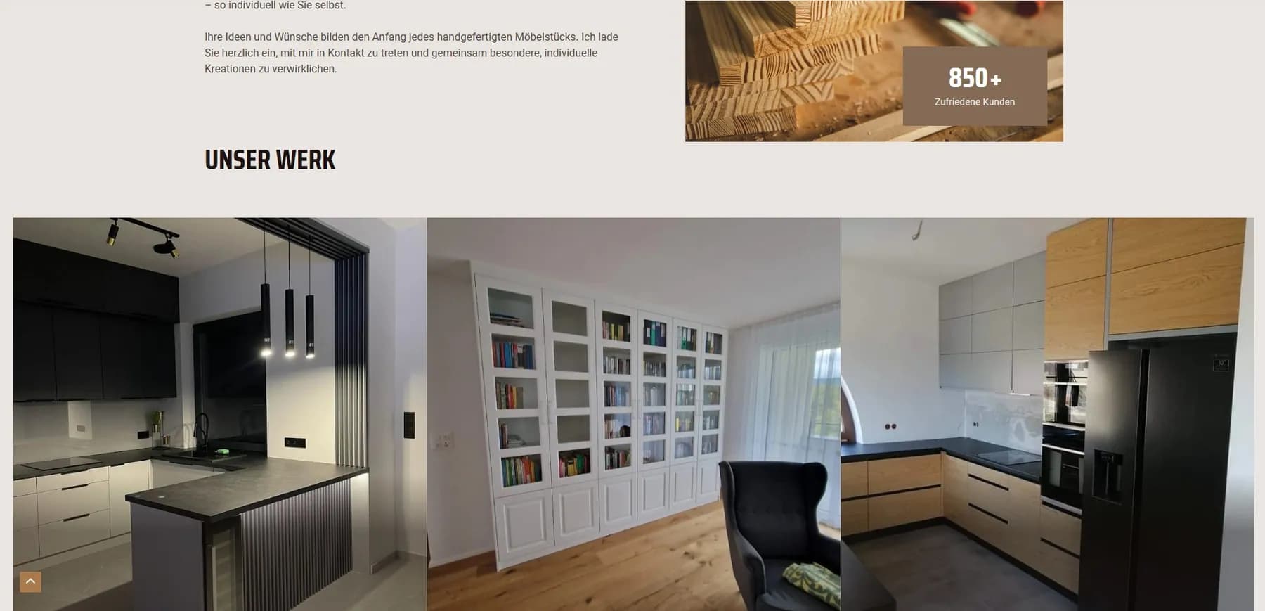Screenshot des Projekts