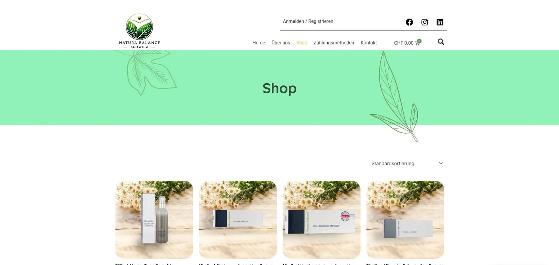 Screenshot des Projekts